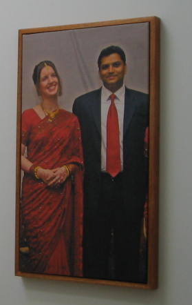 Custom Handmade Artwork frame in mahogany
