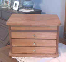 Custom Handmade Hardwood Jewelry Box