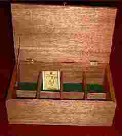 Custom Handmade Mahogany Tea Box