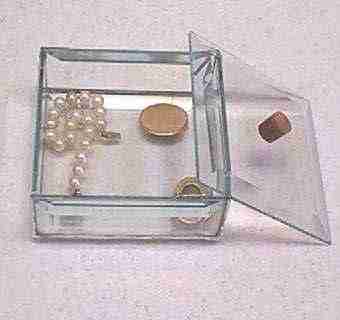 Stained Glass Jewelry Bevel with top off