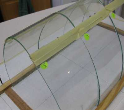 Curved Clear Roof - Top View