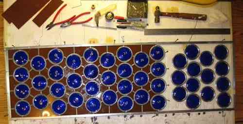 Cobalt Blue Wine Bottle Transom - Construction