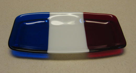 Finished USA colors plate