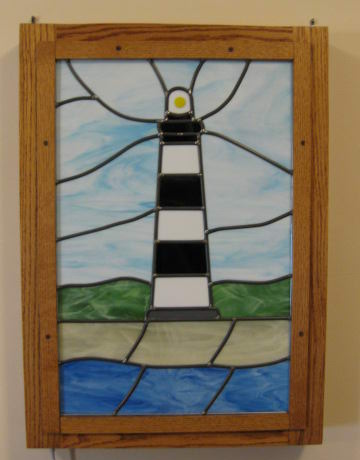 Custom Stained Glas - Bodie Island Lighthouse
