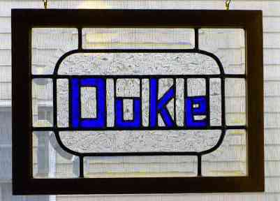 Custom College Name Hanging - Duke