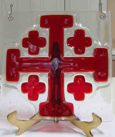 Jerusalem Cross Hanging Tile