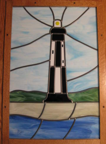 Custom Stained Glas - New Cape Henry Lighthouse