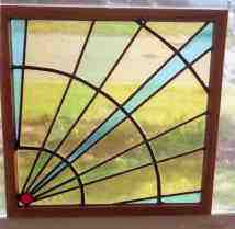 Custom Stained Glass - Rising Sun