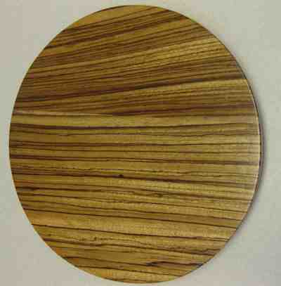 Custom Zebrawood Lazy Susan